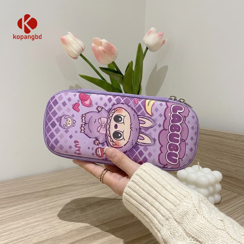 Labubu Cartoon 3D Pencill Box image 2